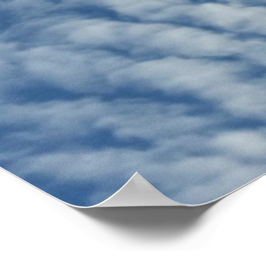 Himmel im Januar Poster (Ecke)