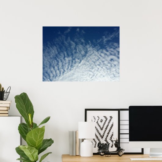 Himmel im Januar Poster (Heimbüro)