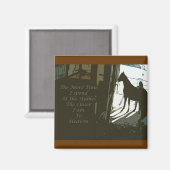 Himmel im Stall Magnet (Vorderseite/Rückseite)