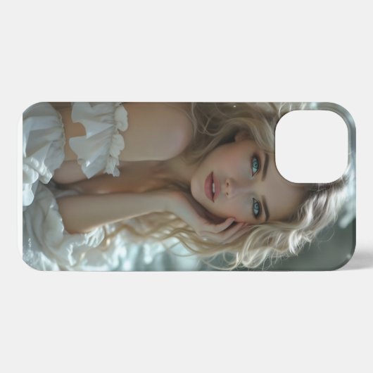 Himmel in den Augen: Engel des ruhigen Wunders iPhone Hülle (Rückseite (Horizontal))