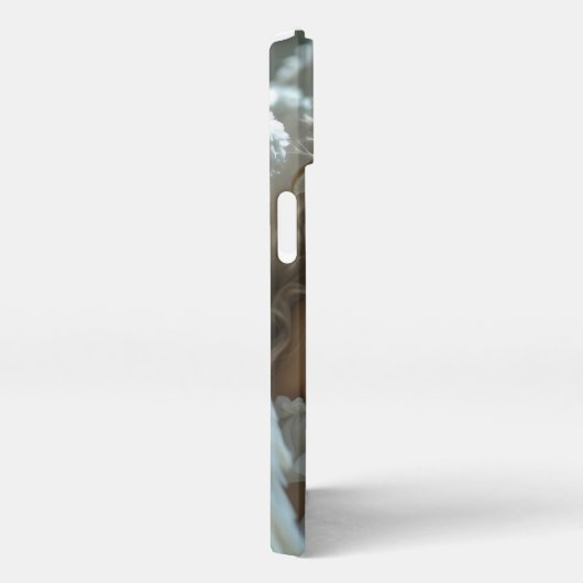 Himmel in den Augen: Engel des ruhigen Wunders iPhone Hülle (Rechte Seite)