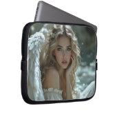 Himmel in den Augen: Engel des ruhigen Wunders Laptopschutzhülle (Vorne Rechts)