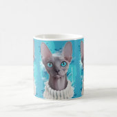 Himmel in den Augen (Sphynx Katze) Kaffeetasse (Mittel)