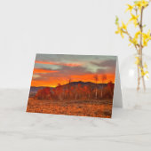 Himmel in Flammen Karte (Gelbe Blume)