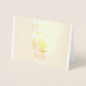 Himmel in Mamas umarmen Orang-Utans Frohe Mutterta Folienkarte (Vorderseite)