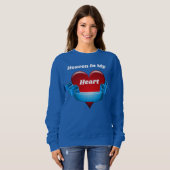 Himmel in meinen Herzsohren Sweatshirt (Vorne ganz)