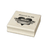 Himmel in meiner Briefmarke aus hellem Holz Gummistempel (Stempel)