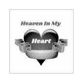 Himmel in meiner Briefmarke aus hellem Holz Gummistempel (Prägung)