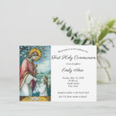 Himmel in unserem Soul Erste Kommune Einladung (Stehend Vorderseite)