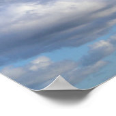 Himmel ist das Limit - motivierend Plakat (Ecke)