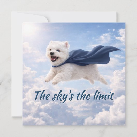 Himmel ist die Grenze Karte (Vorderseite)