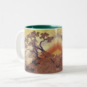 Himmel ist ein Wald Zweifarbige Tasse (Vorderseite Links)