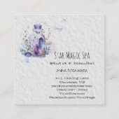 *~* Himmel-Kosmos spielt Quadratische Visitenkarte (Rückseite)