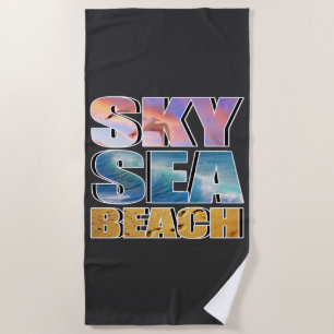 Himmel, Meer, Strand Strandtuch