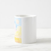 Himmel mit hellen Bereichen und Formen Kaffeetasse (Mittel)
