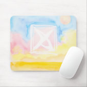 Himmel mit hellen Bereichen und Formen Mousepad (Mit Mouse)
