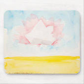 Himmel mit hellen Bereichen und Formen Mousepad (Vorne)