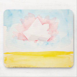 Himmel mit hellen Bereichen und Formen Mousepad