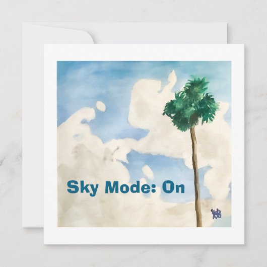 Himmel-Modus: Ein Karte (Vorderseite)