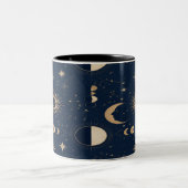 Himmel Mond Sterne Tasse (Mittel)