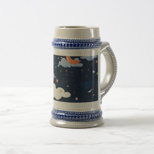 Himmel Musterpapier Astronomie Bierglas