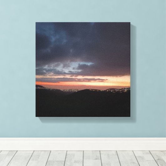 Himmel nachts Gestohlene Leinwand drucken (Insitu (Holzboden))