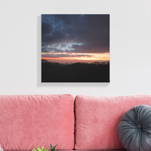 Himmel nachts Gestohlene Leinwand drucken (Insitu (Wohnzimmer))