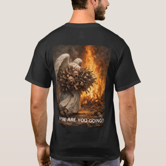 HIMMEL ODER HÖLLE? T-Shirt (Rückseite)