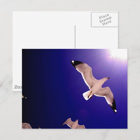 Himmel öffnet postkarte (Vorne/Hinten)