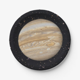 Himmel-Papier-Teller Planeten-Jupiters Starry Pappteller