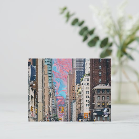 Himmel Postkarte (Stehend Vorderseite)