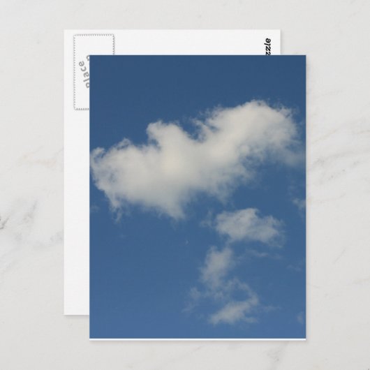 Himmel Postkarte (Vorne/Hinten)