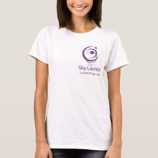 Himmel-Produkteinführungs-Mitarbeiter-T-Shirt T-Shirt