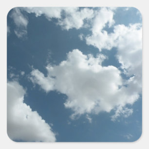 Himmel Quadratischer Aufkleber