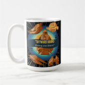 Himmel, REITEN AUF DEM STERNSCHIFF Kaffeetasse (Links)