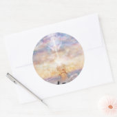 Himmel Runder Aufkleber (Umschlag)