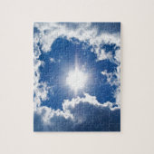 Himmel, Sonne und Wolken Puzzle (Vertikal)