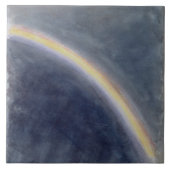 Himmel-Studie mit Regenbogen, 1827 (w/c auf Fliese (Vorderseite)