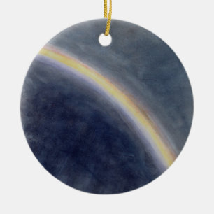 Himmel-Studie mit Regenbogen, 1827 (w/c auf Keramikornament