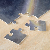 Himmel-Studie mit Regenbogen, 1827 (w/c auf Puzzle (Seite)