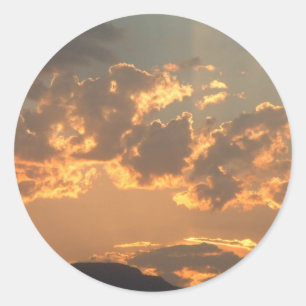 Himmel-Tänzer-Aufkleber Runder Aufkleber