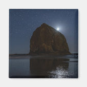 Himmel über dem Haystack Rock | Cannon Beach, Oreg Magnet (Vorne)