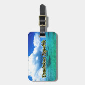 Himmel über der Dominikanischen Republik Gepäckanhänger (Vorderseite vertikal)