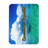 Himmel über der Dominikanischen Republik Magnet (Vertikal)