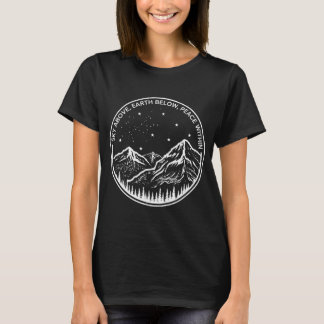 Himmel über der Natur Landschaftsdesign | Berg & D T-Shirt