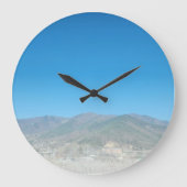 Himmel über die Berglandschaft Große Wanduhr (Vorderseite)