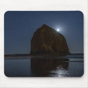 Himmel über Haystack Rock Cannon Beach, Oregon Mousepad