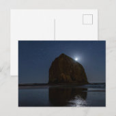 Himmel über Haystack Rock | Cannon Beach, Oregon Postkarte (Vorne/Hinten)