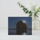 Himmel über Haystack Rock | Cannon Beach, Oregon Postkarte (Stehend Vorderseite)