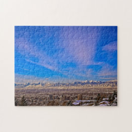 Himmel über Salt Lake City, Utah - 11x14 - 252 pc Puzzle